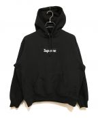 SUPREMEシュプリーム）の古着「Box Logo Heeded Sweatshirt パーカー」｜ブラック