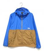 THE NORTH FACEザ ノース フェイス）の古着「COMPACT JACKET コンパクトジャケット」｜ブルー×ブラウン