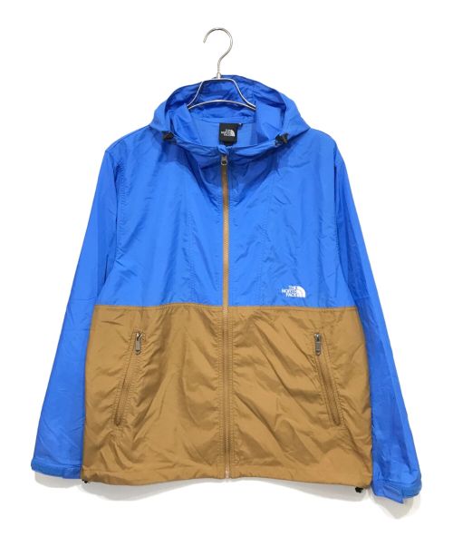 THE NORTH FACE（ザ ノース フェイス）THE NORTH FACE (ザ ノース フェイス) COMPACT JACKET コンパクトジャケット ブルー×ブラウン サイズ:Mの古着・服飾アイテム