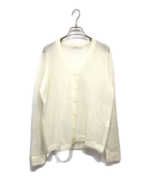 Plage（プラージュ）Plage (プラージュ) Mohair Sheer Knit カーディガン ホワイト サイズ:表記無しの古着・服飾アイテム