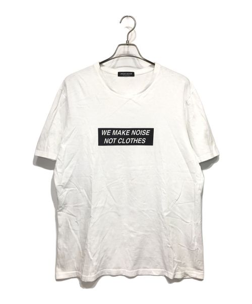 UNDERCOVER（アンダーカバー）UNDERCOVER (アンダーカバー) WE MAKE NOISE NOT CLOTHES Tシャツ ホワイト サイズ:5の古着・服飾アイテム