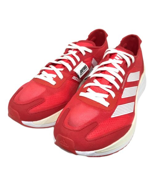 adidas（アディダス）adidas (アディダス) ADIZERO BOSTON 11 REFUEL スニーカー レッド×ホワイト サイズ:270の古着・服飾アイテム