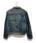 POLO RALPH LAUREN (ポロ・ラルフローレン) FLEECE-LINED TRUCKER JACKET トラッカージャケット ブルー×ブラウン サイズ:Ｍ：18000円