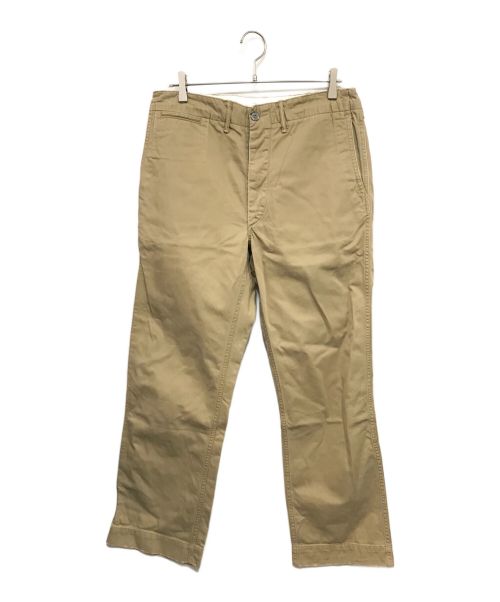 RRL（ダブルアールエル）RRL (ダブルアールエル) BEAMS PLUS (ビームスプラス) VH-63 CHINO TROUSERS チノトラウザー ベージュ サイズ:W32　175/82Aの古着・服飾アイテム