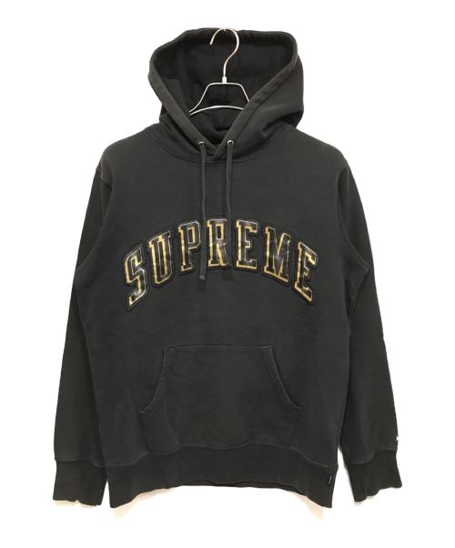 SUPREME（シュプリーム）SUPREME (シュプリーム) Chrome Arc Hooded Sweatshirt プルオーバーパーカー ブラック サイズ:Mediumの古着・服飾アイテム