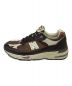 NEW BALANCE (ニューバランス) 991ローカットスニーカー ブラウン サイズ:UK6：10000円