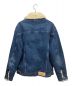 AMIPARIS (アミパリス) MEN'S TRUCKER JACKET デニムジャケット ブルー×ホワイト サイズ:L：23000円