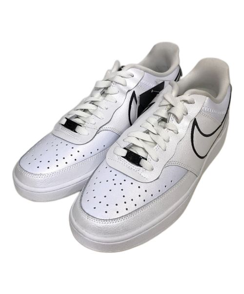 NIKE（ナイキ）NIKE (ナイキ) W COURT VISION LO PRM ウィメンズ コート ビジョン ロー プレミアム ローカットスニーカー ホワイト サイズ:27.5の古着・服飾アイテム