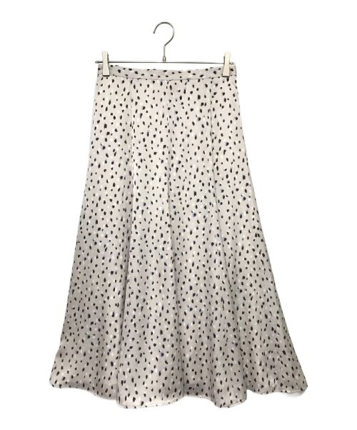 ANAYI（アナイ）ANAYI (アナイ) レオパードプリントフレアスカート ピンク サイズ:38の古着・服飾アイテム