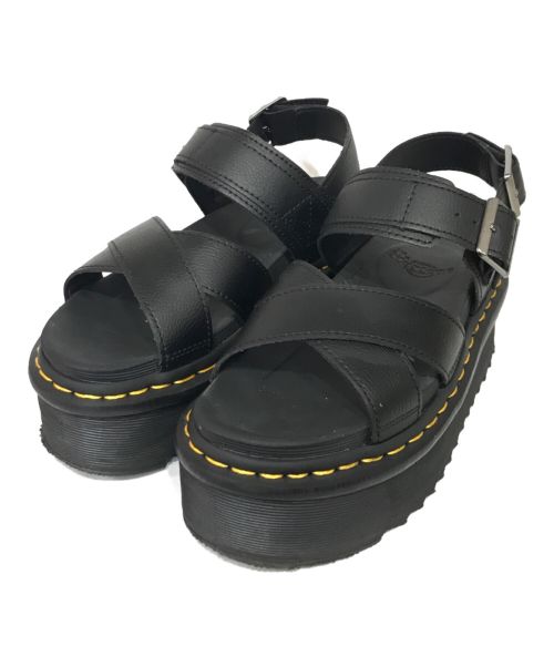 Dr.Martens（ドクターマーチン）Dr.Martens (ドクターマーチン) VOSS II QUAD サンダル ブラック サイズ:UK3の古着・服飾アイテム