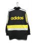 adidas (アディダス) ハーフジップトラックジャケット ブラック×イエロー サイズ:O-XO：6000円