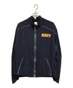 NAVYネイビー）の古着「NAVY RUNNING JACKET トレーニングランニングジャケット」｜ネイビー