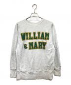 Champion REVERSE WEAVEチャンピオン リバースウィーブ）の古着「WILLIAM & MARY 1990年代 前期 刺繍タグ スウェット」｜グレー