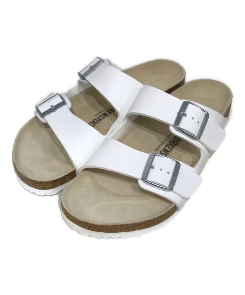 BIRKENSTOCK（ビルケンシュトック）BIRKENSTOCK (ビルケンシュトック) Arizona BS サンダル ホワイト サイズ:42の古着・服飾アイテム