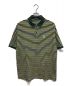 FRED PERRY（フレッドペリー）の古着「22SS BEAMS別注 Over Size Border Polo Shirts ポロシャツ」｜グリーン