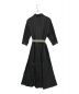 To b. by agnes b. (トゥービー バイ アニエスベー) ROBE メッセージシャツワンピース ブラック サイズ:36：6000円