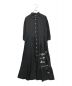 中古・古着 To b. by agnes b. (トゥービー バイ アニエスベー) ROBE メッセージシャツワンピース ブラック サイズ:36：6000円