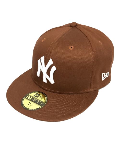 New Era（ニューエラ）New Era (ニューエラ) MLB 59FIFTYキャップ ブラウン サイズ:7 1/2(59.6㎝)の古着・服飾アイテム