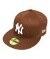 New Era（ニューエラ）の古着「MLB 59FIFTYキャップ」｜ブラウン