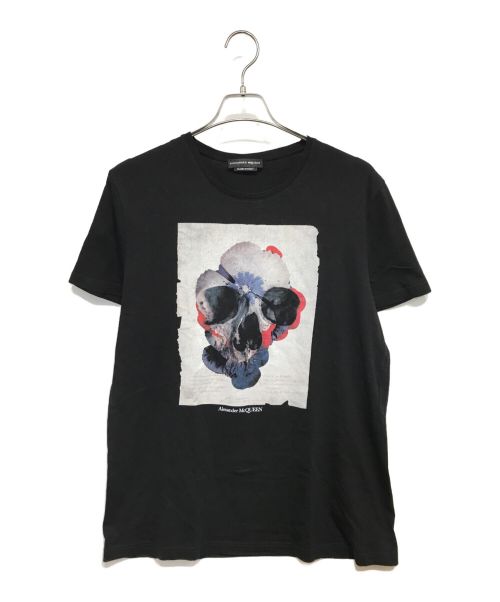 ALEXANDER McQUEEN（アレキサンダーマックイーン）ALEXANDER McQUEEN (アレキサンダーマックイーン) グラフィックプリントTシャツ ブラック サイズ:Lの古着・服飾アイテム