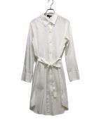 theoryセオリー）の古着「CLEAN SHIRTDRESS シャツワンピース」｜アイボリー