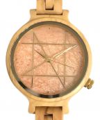 NOZノズ）の古着「木製腕時計」｜ピンク
