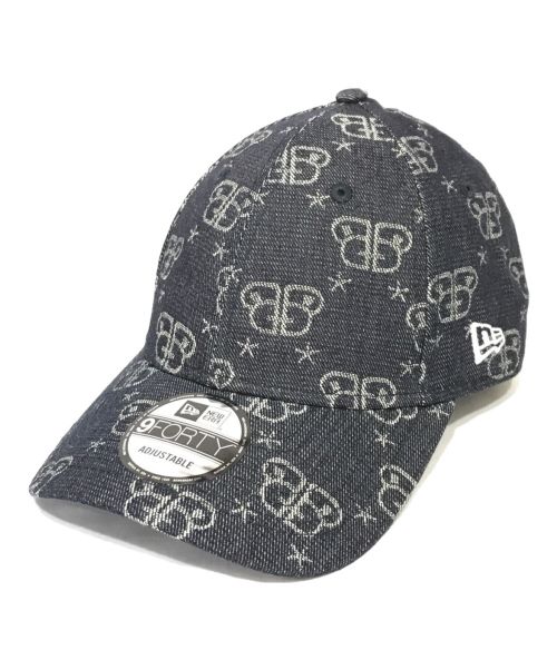 BAPY（ベイピー）BAPY (ベイピー) New Era (ニューエラ) ジャガードコラボキャップ インディゴ サイズ:ONESIZEの古着・服飾アイテム