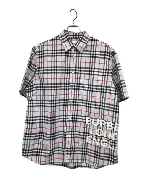 BURBERRY（バーバリー）BURBERRY (バーバリー) ノヴァチェックシャツ ブルー サイズ:Lの古着・服飾アイテム