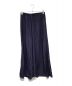 ATON（エイトン）の古着「NATURAL DYE CUPRA SILK KERSEY FRONT DRAPED SKIRT スカート」｜パープル