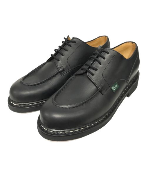 PARABOOT（パラブーツ）PARABOOT (パラブーツ) CHAMBORD Uチップシューズ ブラック サイズ: 7 1/2の古着・服飾アイテム