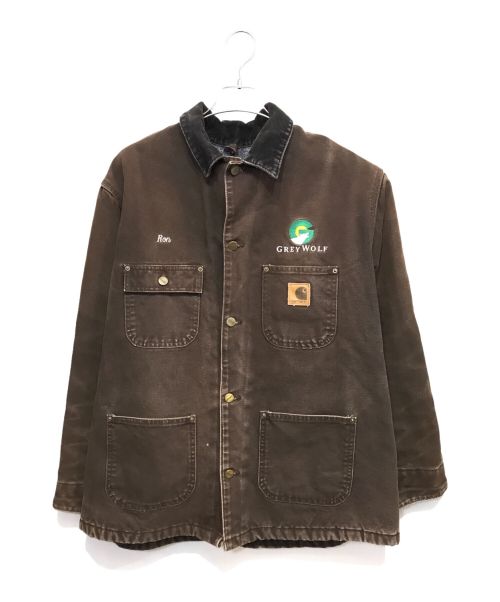 CarHartt（カーハート）CarHartt (カーハート) 古着ミシガンチョアコート ブラウン サイズ:Largeの古着・服飾アイテム