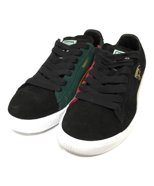 PUMA（プーマ）PUMA (プーマ) THE HUNDREDS (ザハンドレッズ) CLYDE THE HUNDREDS ローカットスニーカー グリーン×ブラック サイズ:29.0の古着・服飾アイテム