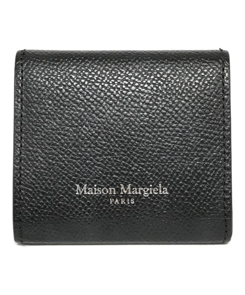 Maison Margiela（メゾンマルジェラ）Maison Margiela (メゾンマルジェラ) FOLDED COINS CASE レザーコインケース ブラック サイズ:記載なしの古着・服飾アイテム