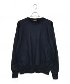 AURALEEオーラリー）の古着「ELASTIC HIGH GAUGE SWEAT P/O」｜ネイビー