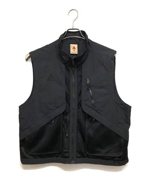 NIKE ACG（ナイキエージーシー）NIKE ACG (ナイキエージーシー) AS M NRG VEST メッシュ切り替えベスト ブラック サイズ:Mの古着・服飾アイテム