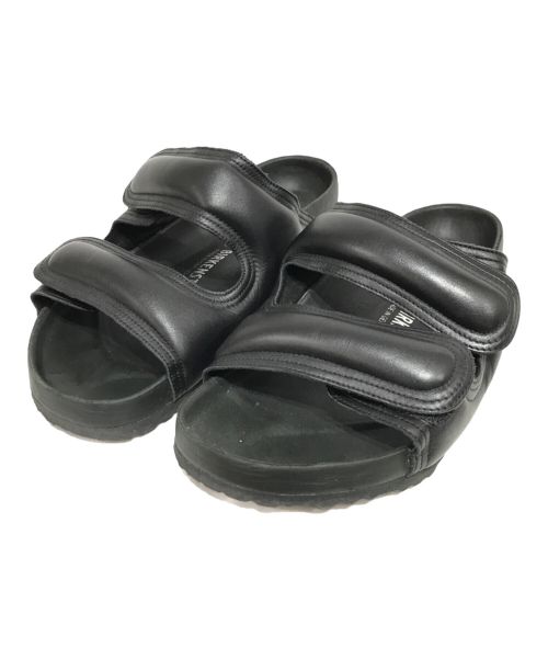 BIRKENSTOCK（ビルケンシュトック）BIRKENSTOCK (ビルケンシュトック) toogood (トゥーグッド) The Beach Comber Leather Sandals レザーサンダル - Black ブラック サイズ:270の古着・服飾アイテム