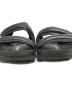 中古・古着 BIRKENSTOCK (ビルケンシュトック) toogood (トゥーグッド) The Beach Comber Leather Sandals レザーサンダル - Black ブラック サイズ:270：17000円