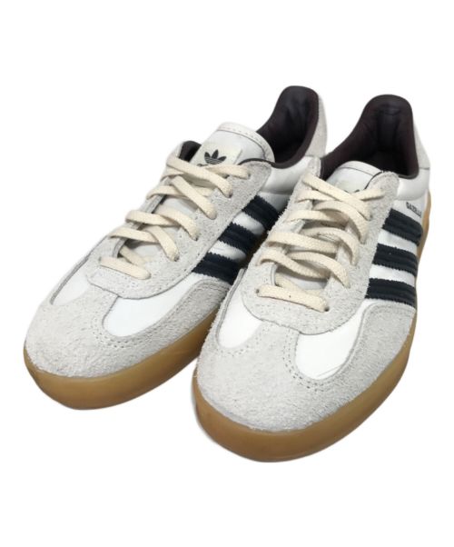 HikariShibata（ヒカリシバタ）HikariShibata (ヒカリシバタ) adidas Originals (アディダスオリジナル) Gazelle ローカットスニーカー ホワイト×ブラウン サイズ:230の古着・服飾アイテム