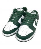 NIKEナイキ）の古着「DUNK LOW RETRO ローカットスニーカー」｜WHITE/TEAM GREEN-WHI