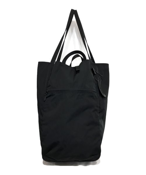 AMIACALVA ARTIFICIAL FIBER（アミアカルヴァ）AMIACALVA ARTIFICIAL FIBER (アミアカルヴァ) AMIACALVA Gabardine Zippy Tote L バッグ ブラックの古着・服飾アイテム