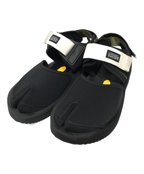 suicoke（スイコック）suicoke (スイコック) 足袋サンダル ブラック サイズ:24の古着・服飾アイテム