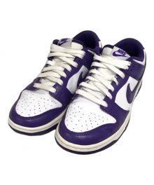 NIKE（ナイキ）の古着「Dunk Low "Court Purple" ローカットスニーカー」｜ホワイト×パープル