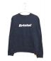 FCRB（エフシーレアルブリストル）の古着「AUTHENTIC LOGO CREW NECK SWEAT ロゴスウェット」｜ネイビー