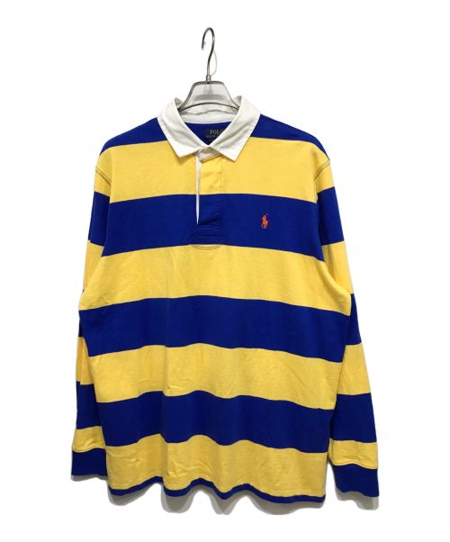 POLO RALPH LAUREN（ポロ・ラルフローレン）POLO RALPH LAUREN (ポロ・ラルフローレン) ラガーシャツ イエロー×ブルー サイズ:XLの古着・服飾アイテム