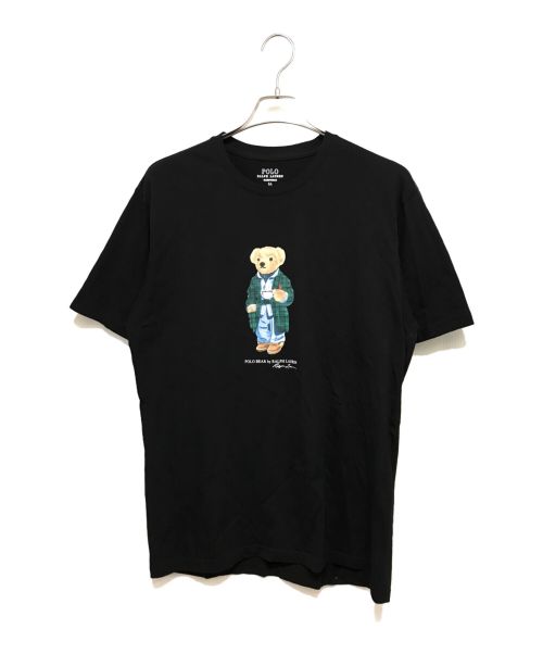 POLO RALPH LAUREN（ポロ・ラルフローレン）POLO RALPH LAUREN (ポロ・ラルフローレン) SLEEP WEAR ポロベアプリントTシャツ ブラック サイズ:LLの古着・服飾アイテム