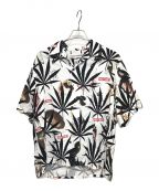 WACKO MARIAワコマリア）の古着「HAWAIIAN SHIRT レーヨンアロハシャツ」｜ホワイト×ブラック