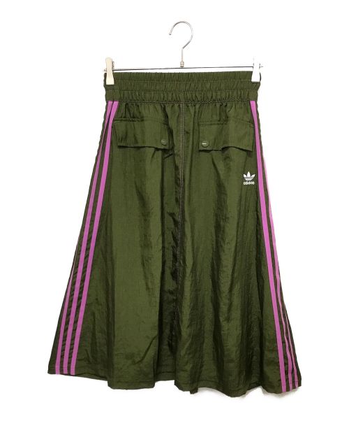 adidas（アディダス）adidas (アディダス) ナイロンスカート Dust Green サイズ:Mの古着・服飾アイテム