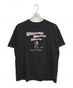 THE KING OF GAMESザキングオブゲームス）の古着「SMAAAASH!! STARMAN／GYIYG STRIKES BACK! プリントTシャツ」｜ブラック