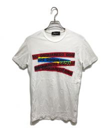 DSQUARED2（ディースクエアード）の古着「ロゴデザインTシャツ」｜ホワイト