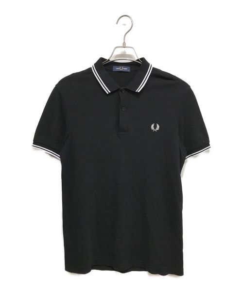 FRED PERRY（フレッドペリー）FRED PERRY (フレッドペリー) M3600 The Twin Tipped Fred Perry Shirt ポロシャツ ブラック サイズ:Mの古着・服飾アイテム